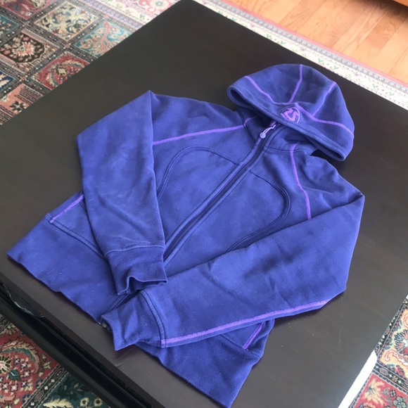 Lululemon full zip purple jacket size 10